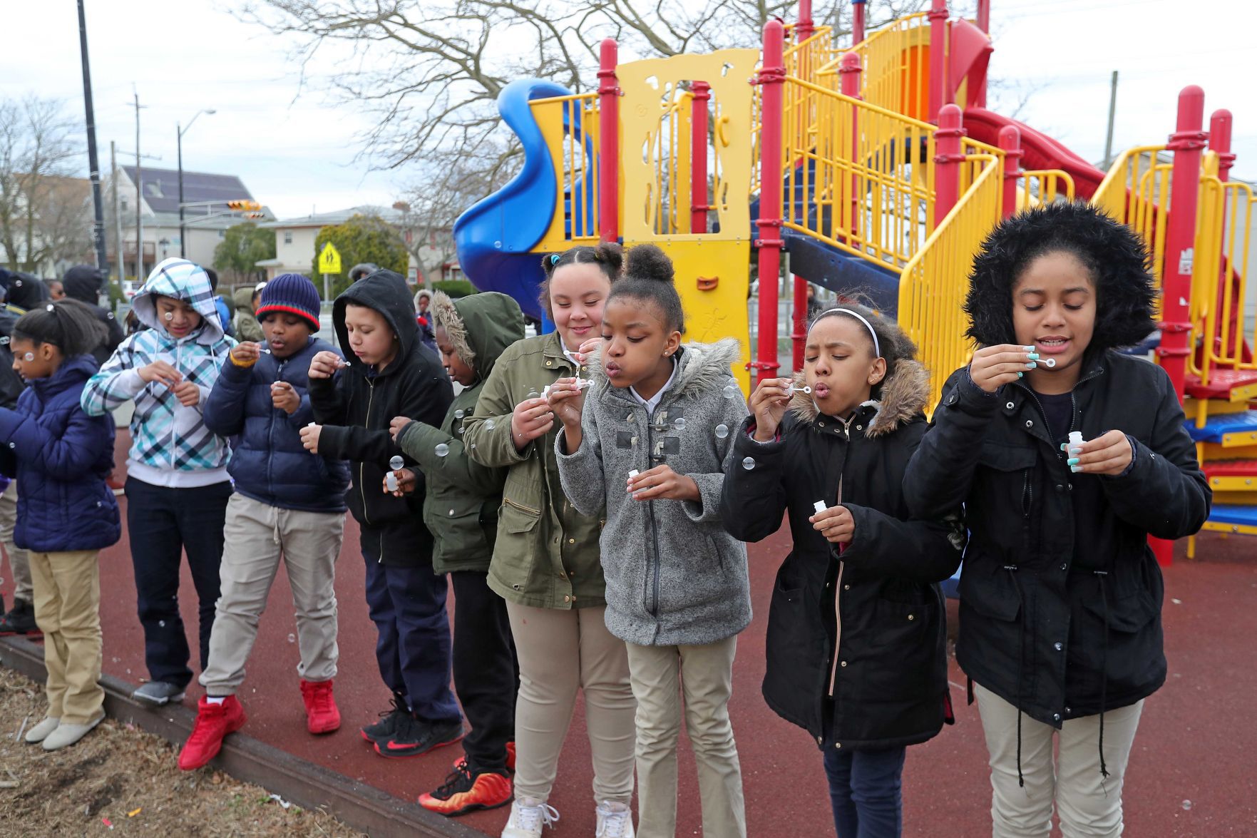 Blow Bubbles 4 Autism at MLK School